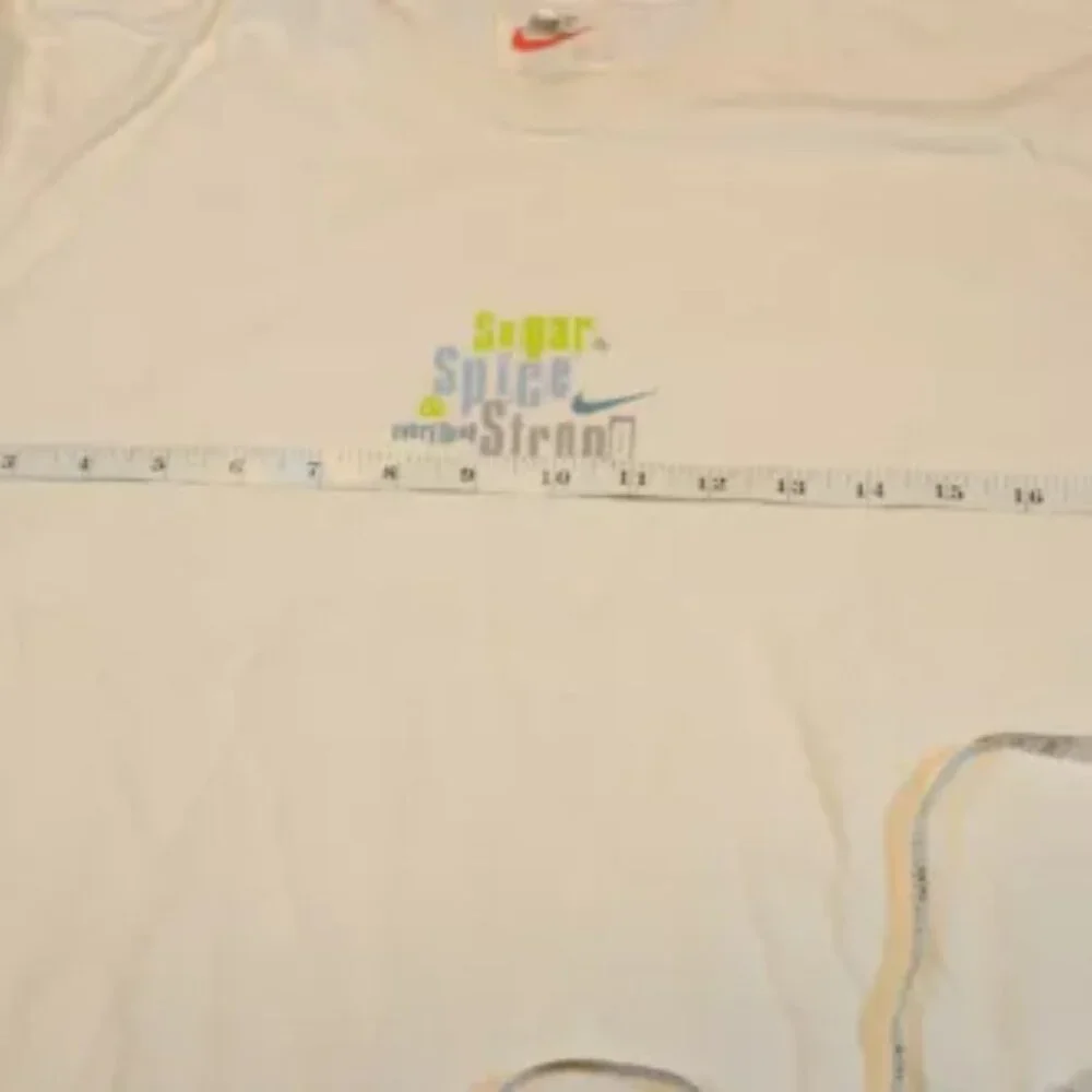 Vintage Nike Womens T-Shirt Sugar Spice Strong Crew Neck Graphic Tee Size Medium